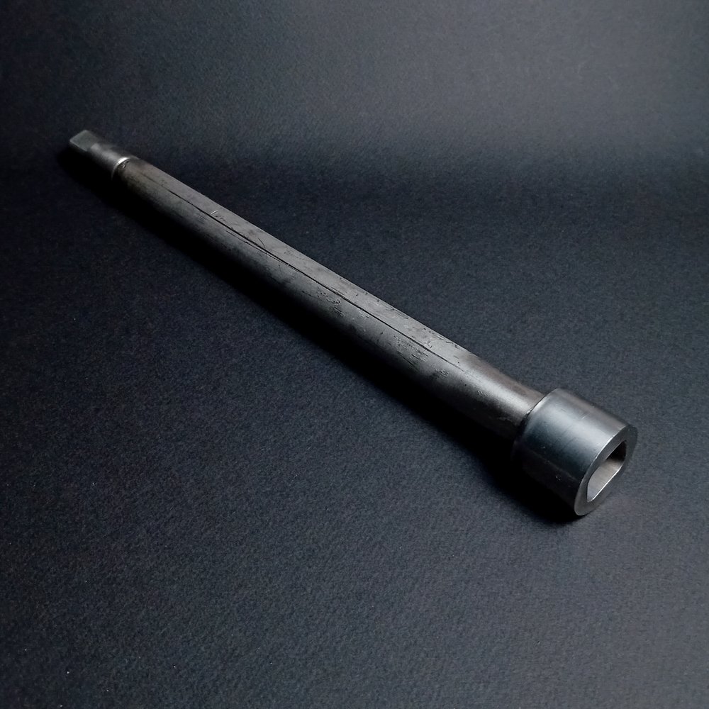 Tube en acier inox avec embout carré